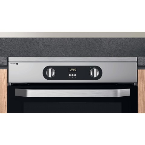 Hotpoint HS68IQ8CHX/E Cucina Piano cottura a induzione Acciaio inossidabile A