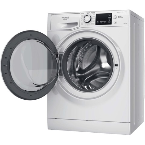 Hotpoint NDB 8636 WA IT lavasciuga Libera installazione Caricamento frontale Bianco D