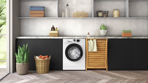Hotpoint NF746WK IT lavatrice Caricamento frontale 7 kg 1400 Giri/min Bianco