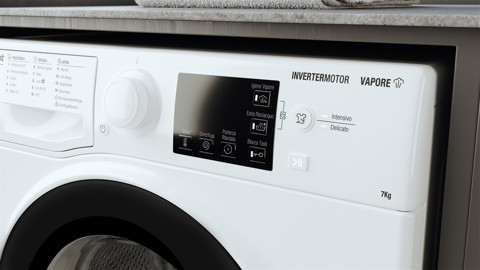 Hotpoint RSSG R527 B IT lavatrice Caricamento frontale 7 kg 1200 Giri/min Bianco