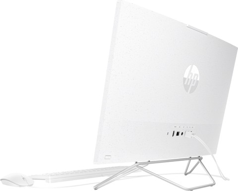 HP 24-cb0018nl AMD Ryzen™ 3 60,5 cm (23.8") 1920 x 1080 Pixel 8 GB DDR4-SDRAM 256 GB SSD PC All-in-one Windows 11 Home Wi-Fi 6 (802.11ax) Bianco