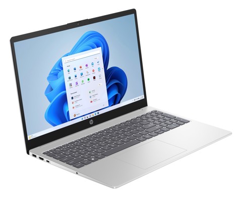 HP AI 15-fd2026nlx Intel Core Ultra 5 225U Computer portatile 39,6 cm (15.6") Full HD 8 GB DDR5-SDRAM 512 GB SSD Wi-Fi 6 (802.11ax) Windows 11 Home AI PC Argento