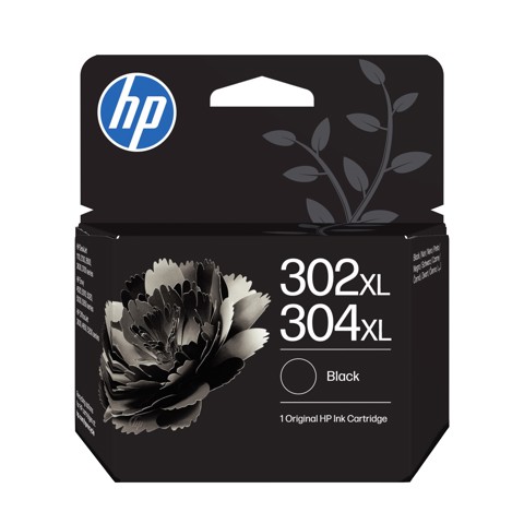 HP Cartuccia di inchiostro nero originale 302XL/304XL