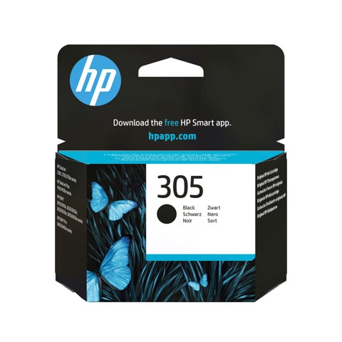 HP Cartuccia di inchiostro nero originale 305