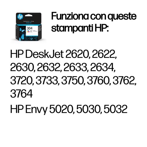 HP Cartuccia inchiostro originale tricromia 304