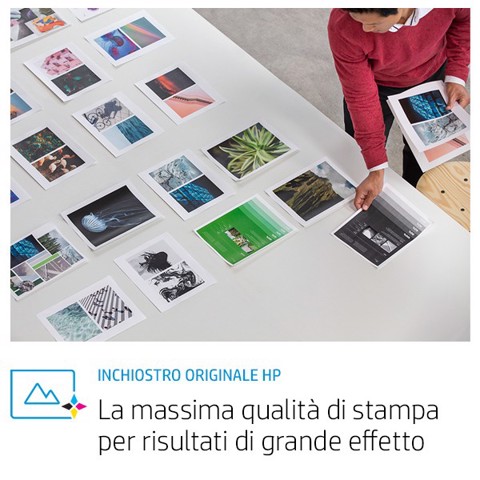 HP 62 Cartuccia originale inchiostro tricromia
