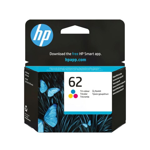 HP Cartuccia originale inchiostro tricromia 62