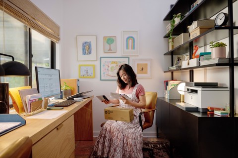 HP DeskJet 2810e Wireless All-in-One Colore Stampante, Fotocopiatrice, scanner