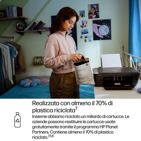 HP DeskJet 2910 Wireless All-in-One Colore Stampante, Instant Ink