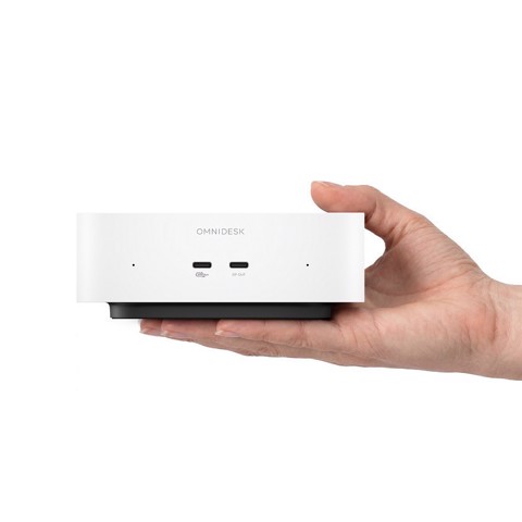 HP E5RY7EA PC/stazione di lavoro 8 GB LPDDR5x-SDRAM 512 GB SSD Windows 11 Home Mini PC AI PC Bianco