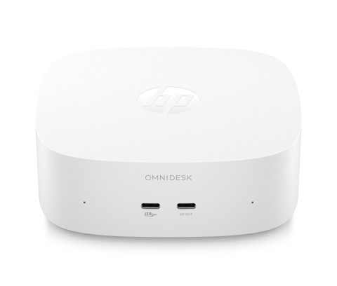 HP E5RY7EA PC/stazione di lavoro 8 GB LPDDR5x-SDRAM 512 GB SSD Windows 11 Home Mini PC AI PC Bianco