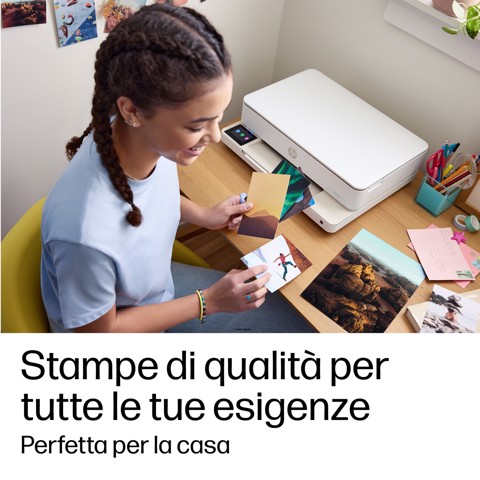 HP ENVY 6120e Wireless All-in-One Colore Stampante, Instant Ink; Stampa di foto