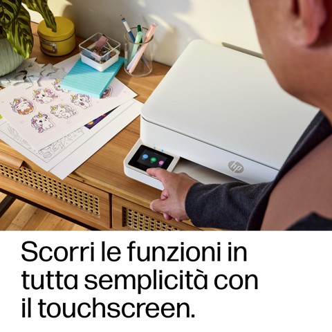 HP ENVY 6120e Wireless All-in-One Colore Stampante, Instant Ink; Stampa di foto