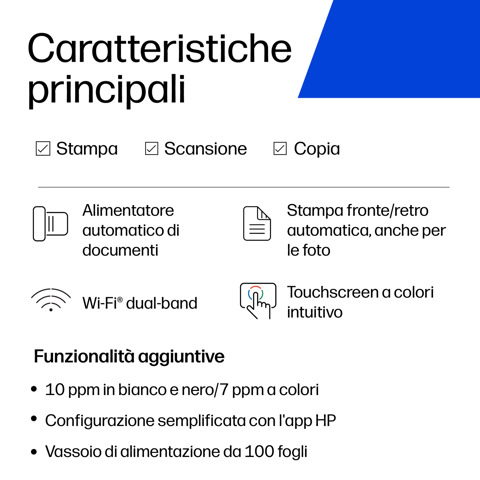 HP ENVY 6520e Wireless All-in-One Colore Stampante, Instant Ink; Stampa di foto