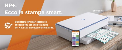 HP ENVY Stampante multifunzione HP 6010e, Abitazioni e piccoli uffici, Stampa, copia, scansione, wireless; HP+; idonea a HP Instant Ink; stampa da smartphone o tablet