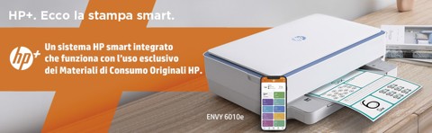 HP ENVY Stampante multifunzione HP 6010e, Abitazioni e piccoli uffici, Stampa, copia, scansione, wireless; HP+; idonea a HP Instant Ink; stampa da smartphone o tablet