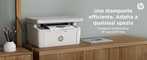 HP LaserJet M140w Stampante laser compatta multifunzione