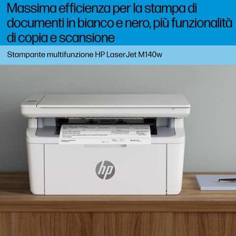HP LaserJet Stampante multifunzione M140w