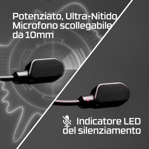 HyperX Cloud III – Cuffie da gaming (nero-rosso)