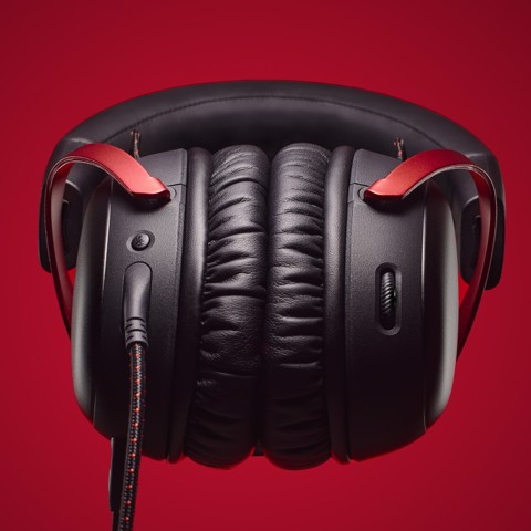 HyperX Cloud III – Cuffie da gaming (nero-rosso)