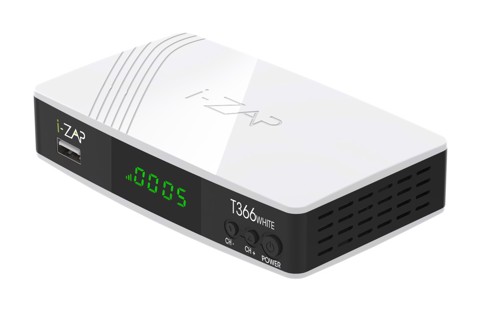 Decoder digitale terrestre i-ZAP T366 White