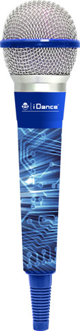 iDance CLM5 microfono Blu Microfono per karaoke