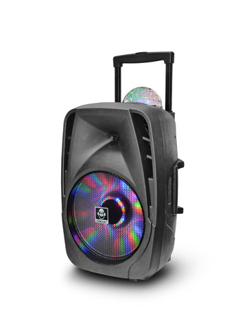 iDance Groove 216 Cassa Trolley Bluetooth a batterie con microfono incluso Nero 100 W