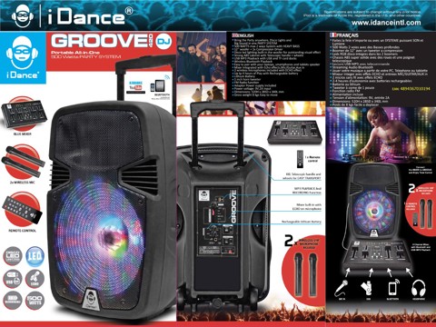 iDance GROOVE 420DJ Nero 500 W