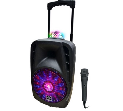 iDance GROOVE216MK2 sistema di amplificazione Sistema PA trolley 100 W Nero