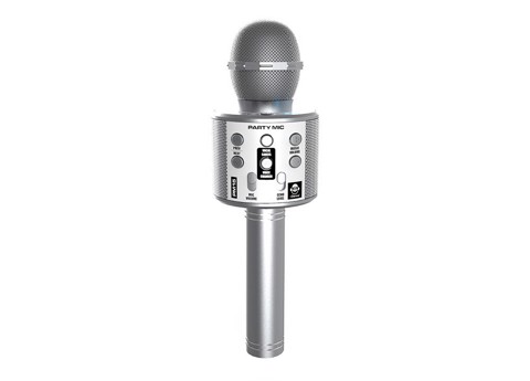 iDance PARTY MIC Argento Microfono per karaoke