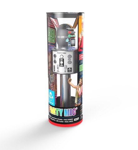 iDance PARTY MIC Argento Microfono per karaoke