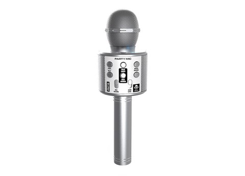 iDance PARTY MIC Argento Microfono per karaoke