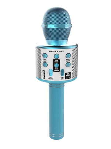 iDance PARTY MIC Blu Microfono per karaoke