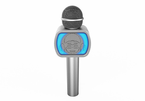 iDance Party Mic PM-20 Argento Microfono per karaoke