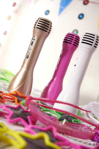 iDance Party Mic PM-6 Oro Microfono per karaoke