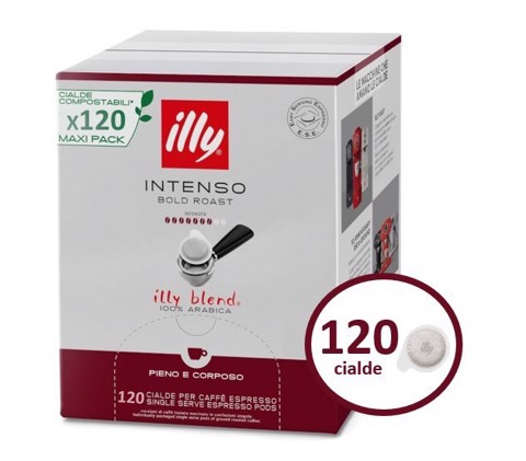 Illy 120pz Cialde gusto Intenso
