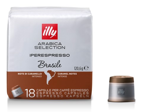 Illy 18 Caffè in Capsule Iperespresso Arabica Selection Brasile