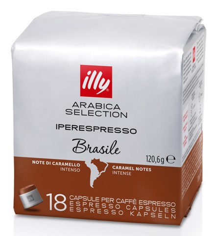 Illy 18 Caffè in Capsule Iperespresso Arabica Selection Brasile