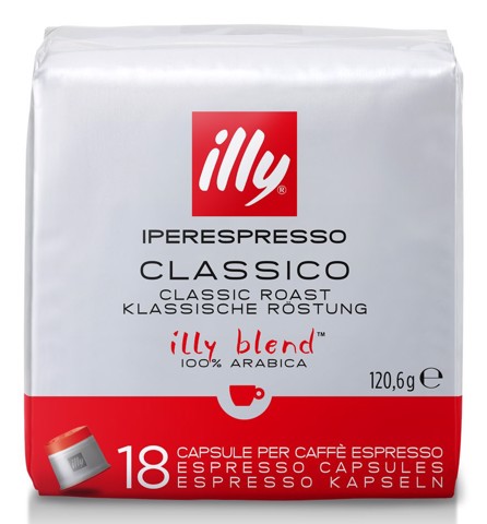 Illy 18 Caffè in Capsule Iperespresso tostato Classico