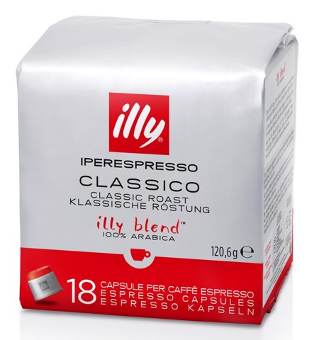 Illy 18 Caffè in Capsule Iperespresso tostato Classico