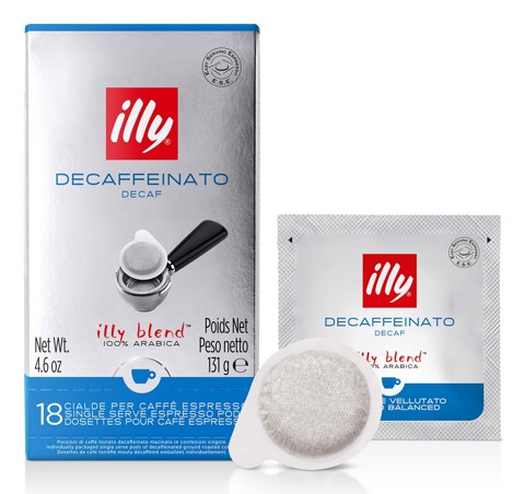 Illy 18 Caffè in Cialde Monodose E.S.E. DECAFFEINATO