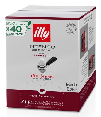 Illy 40 Cialde Monodose E.S.E. Tostato INTENSO