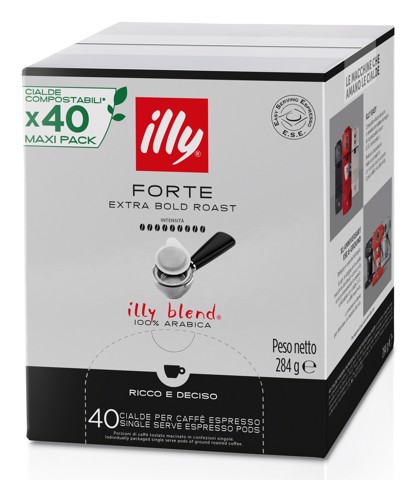 Illy 40 Cialde Monodose E.S.E. Tostato INTENSO