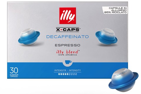 Illy Capsule caffè in alluminio X▪CAPS decaffeinato 30 pz