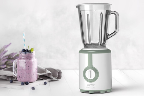 Imetec Frulla&Gusta 0,8 L Frullatore da tavolo 500 W Verde, Trasparente, Bianco