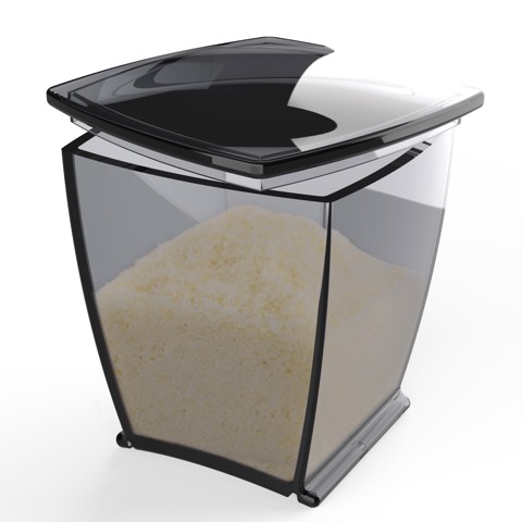 Imetec La Grattugia grattugia elettrica Alluminio Blu, Grigio