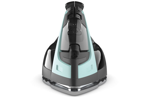 Imetec Ferro da stiro Onda F1 a secco e a vapore 2400 W Nero, Turchese