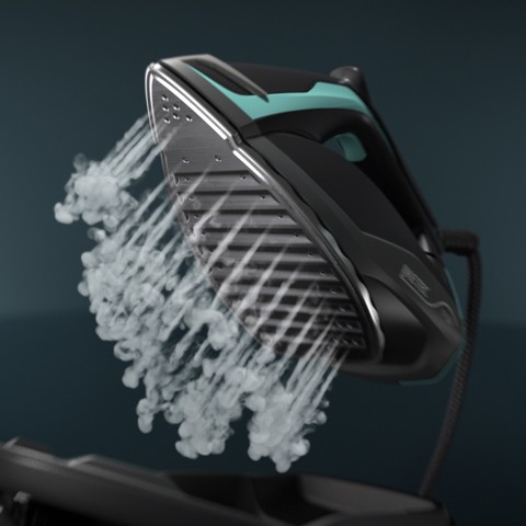 Imetec Onda sistema stirante con piastra a onde brevettata, 2400 W