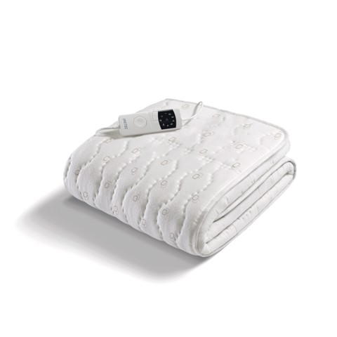 Imetec Scaldasonno Adapto Plus 100% Cotone, Singolo 80x150 cm, Caldo Subito, Tecnologia Brevettata Adapto Plus, Sistema Sicurezza ElectroBlock, Bassi consumi, 6 Temperature, Autospegnimento 1, 3, 9 ore, Made in Italy