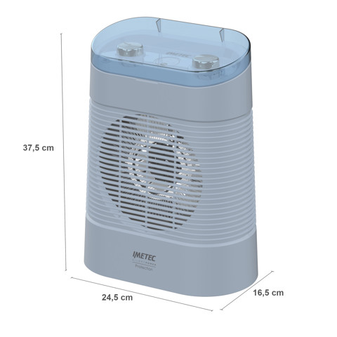 Imetec Silent Power Protection Interno Blu 2100 W Riscaldatore ambiente elettrico con ventilatore
